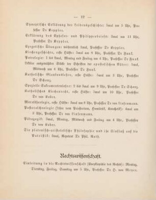 12-14, Rechtswissenschaft