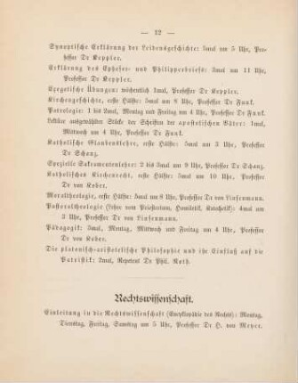 12-14, Rechtswissenschaft