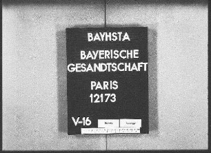 Merz, Adam, von Bamberg, in Levallois-Perret, Verlust seines Militärpasses