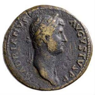 Münze, Sesterz, 134 - 138 n. Chr.