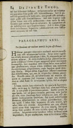 Paragraphus XXXI. [-] Paragraphus XXXV.
