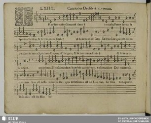 LXIIII. Tres sunt qui testimonium dant in caelo