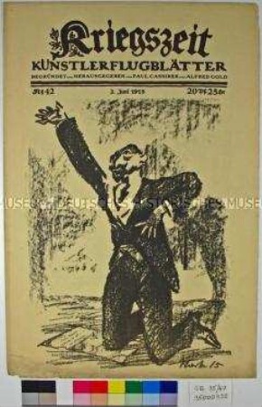 Kriegszeit (Nr. 42 der Folge Künstlerflugblätter)