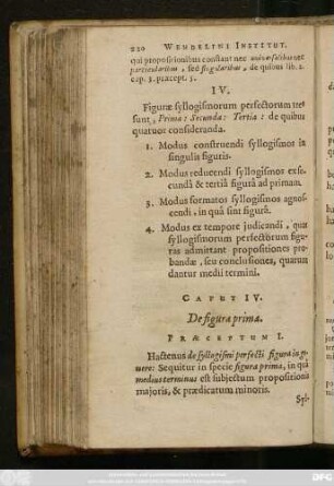 Caput IV. De figura prima.