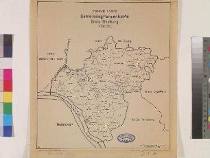 Schleswig-Holstein Gemeindegrenzenkarte Kreis Steinburg
