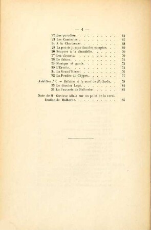 Anecdotes inédites sur Malherbe