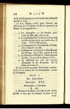 Article 2. Des Expressions.