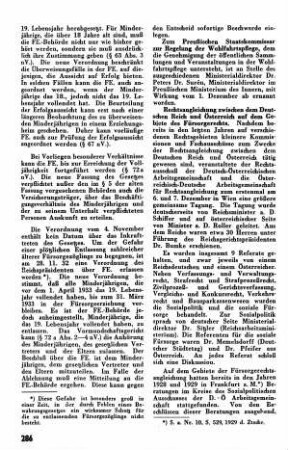 Rechtsangleichung zwischen dem Deutschen Reich und Österreich auf dem Gebiete des Fürsorgerechts [Allgemeines]