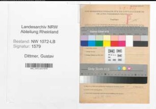 Entnazifizierung Gustav Dittmer , geb. 30.01.1899 (Polizist)