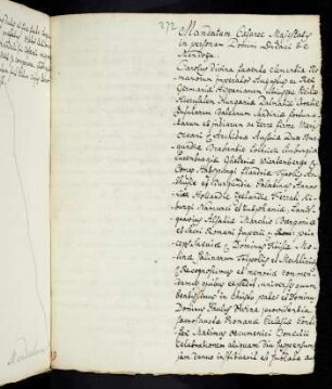 272r-273v, Mandatum Caesaree Majestatis in personam Domini Didaci de Mendoza