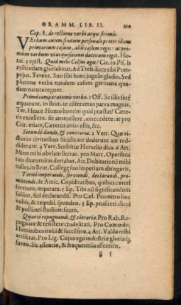 Cap. 8, de rectione verbi acquisitionis.