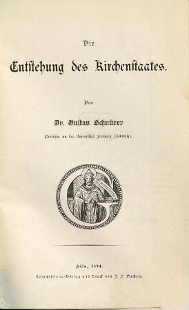 Die Entstehung des Kirchenstaates
