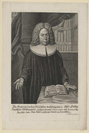 Bildnis des Georg Stephan Widmann
