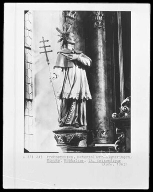 Altarfigur des heiligen Sylvester