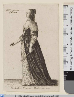 Adelige Frau aus Frankreich