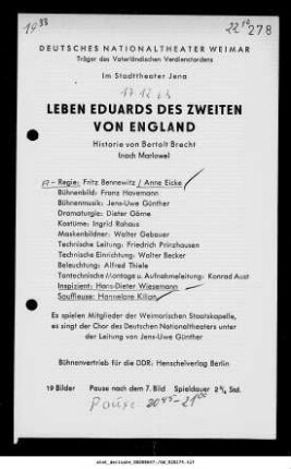 Leben Eduards des Zweiten von England