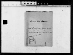 Briefe der Landgräfin Friederike Charlotte, Tochter des Landgrafen Ernst Ludwig, spätere Gemahlin des Prinzen Maximilian v. Hessen-Kassel, an ihre Großmutter Elisabeth Dorothea (3 Briefe)