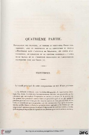 Quatrième partie
