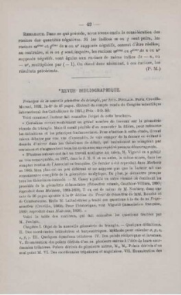 REVUE BIBLIOGRAPHIQUE.