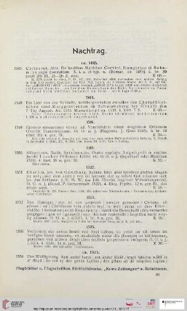 Nachtrag (Nr. 1547-1645)