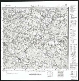 Meßtischblatt 2974, 5110 : Ruppichteroth, 1928 : Ruppichteroth. - Aufn. 1894, bericht. 1928. - 1:25000. - [Berlin]: Reichsamt für Landesaufnahme, 1928. - 1 Kt.