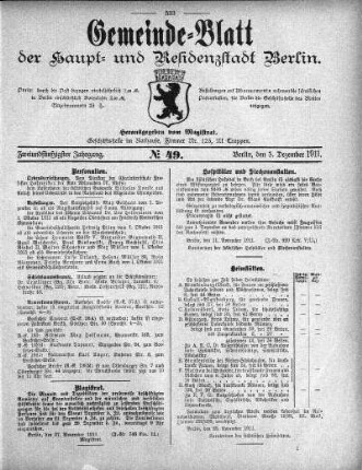 1911,49: No. 49, 3. Dezember 1911