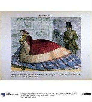 Modes pour rire, No. 7: Voilà une petite dame