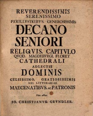 Diss. de Christo a Iudaeis conspiciendo, quando dixerint: celebretur veniens in nomine Domini : ad Matth. XXIII. com. XXXIX.