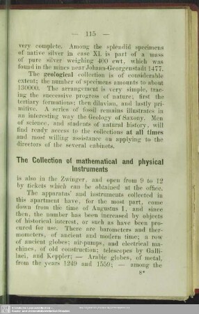 The Collection of mathematical and physical Instruments