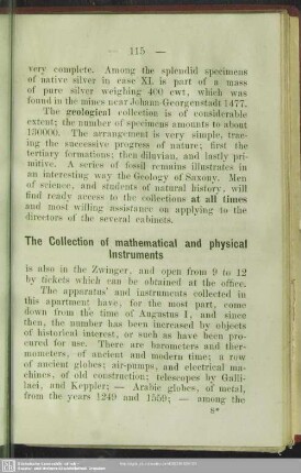 The Collection of mathematical and physical Instruments