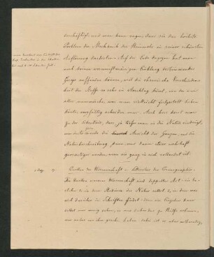9. Vorlesung (1. Dezember 1827)