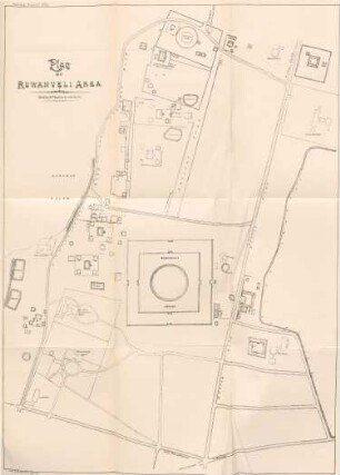 Plan of Ruwanveli Area