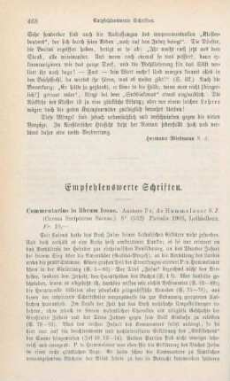 468-477 Empfehlenswerthe Schriften