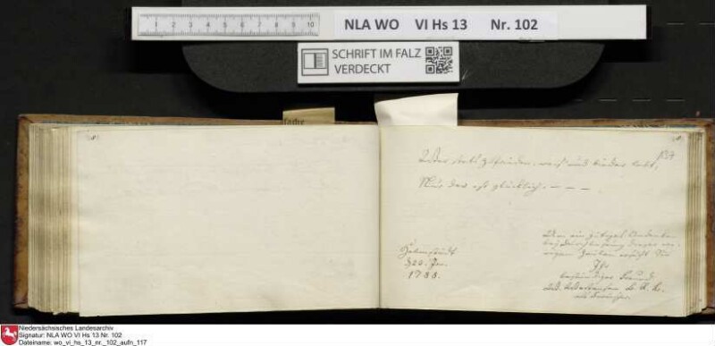 Stammbuch des Johann Christian Wilhelm Schütze aus                            Braunschweig