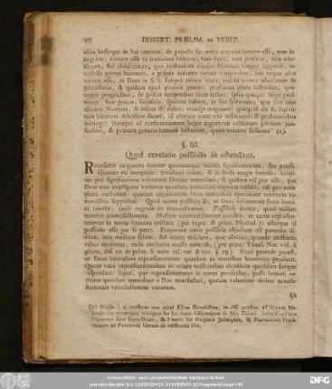 §. III. Quod revelatio possibilis sit ostenditur.