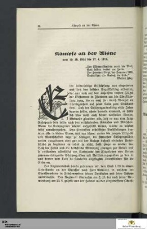Kämpfe an der Aisne