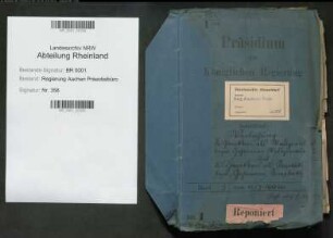 Verleihung des Charakters als Sanitätsrat bzw. Geheimer Sanitätsrat und Verleihung des Charakters als Medizinalrat bzw. Geheimer Medizinalrat . Specialia. Bd. 5