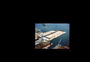 Großdock - Howaldtswerke-Deutsche Werft AG (HDW), Kiel, 1975
