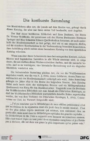 Die kostbarste Sammlung