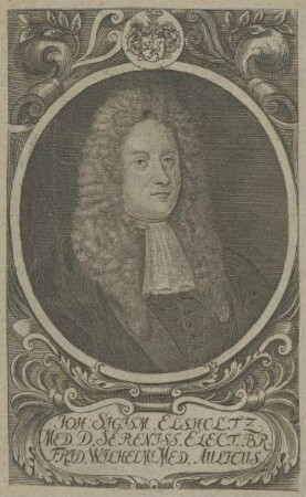 Bildnis des Joh. Sigism. Elsholtz