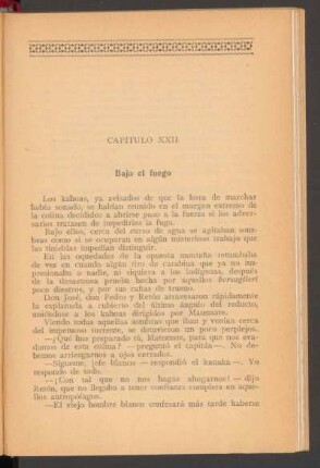 Capítulo XXII - Bajo el fuego