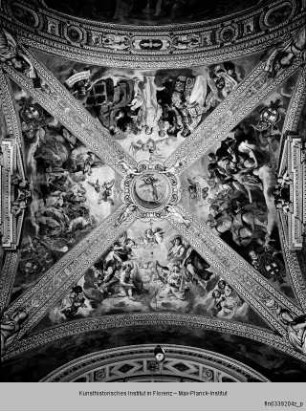 Ausmalung des Oratorio della Santissima Trinità : Ausmalung des Gewölbes : Ausmalung des südlichen Gewölbes