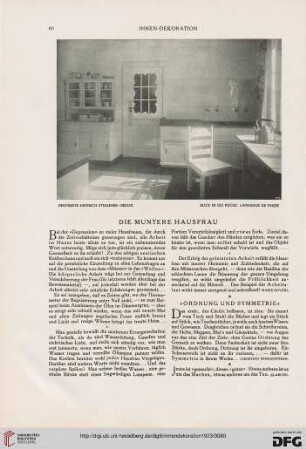 "Ordnung und Symmetrie"