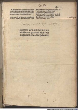 Summa de virtutibus et vitiis