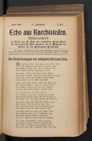 Juni 1903. 9. Hef