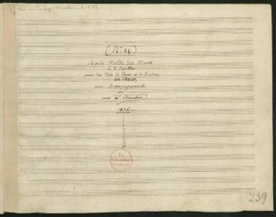 Requiems; Coro maschile, orch; d-Moll