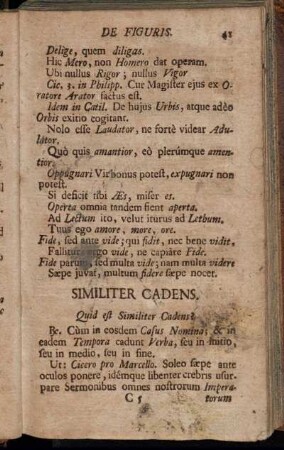 Similiter Cadens.