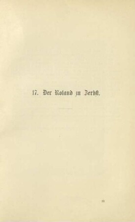 17. Der Roland zu Zerbst