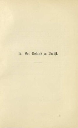 17. Der Roland zu Zerbst
