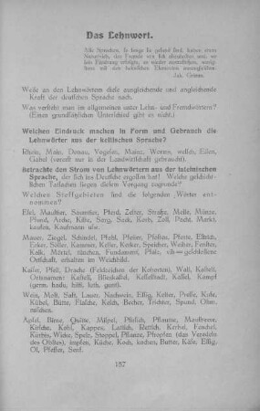 Das Lehnwort